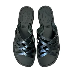 Scarpe di Maremma Ciabatta Infradito In Pelle Nera Mod. 4413*Donna Sandali & Ciabatte