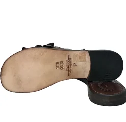 Scarpe di Maremma Ciabatta Infradito In Pelle Testa Di Moro Mod. Fabiola*Donna Sandali & Ciabatte