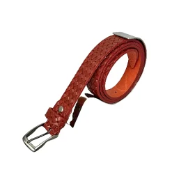 Scarpe di Maremma Cintura Artigianale Da Donna In Pelle Effetto Intreccio 721* Classiche