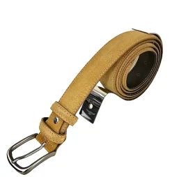 Scarpe di Maremma Cintura Artigianale In Camoscio Ocra 9000* Classiche