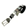 Scarpe di Maremma Cintura Artigianale In Nabuk Tonalita Grigio Mix12* Multicolore