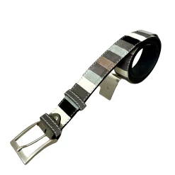 Scarpe di Maremma Cintura Artigianale In Nabuk Tonalita Grigio Mix12* Multicolore
