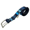 Scarpe di Maremma Cintura Artigianale In Nabuk Tonalita Blu Mix8* Multicolore