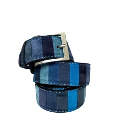 Scarpe di Maremma Cintura Artigianale In Nabuk Tonalita Blu Mix8* Multicolore