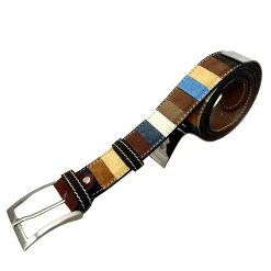 Scarpe di Maremma Cintura Artigianale In Nabuk Multicolor Mix6* Multicolore