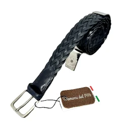 Scarpe di Maremma Cintura Artigianale In Pelle Intrecciata 837* Classiche