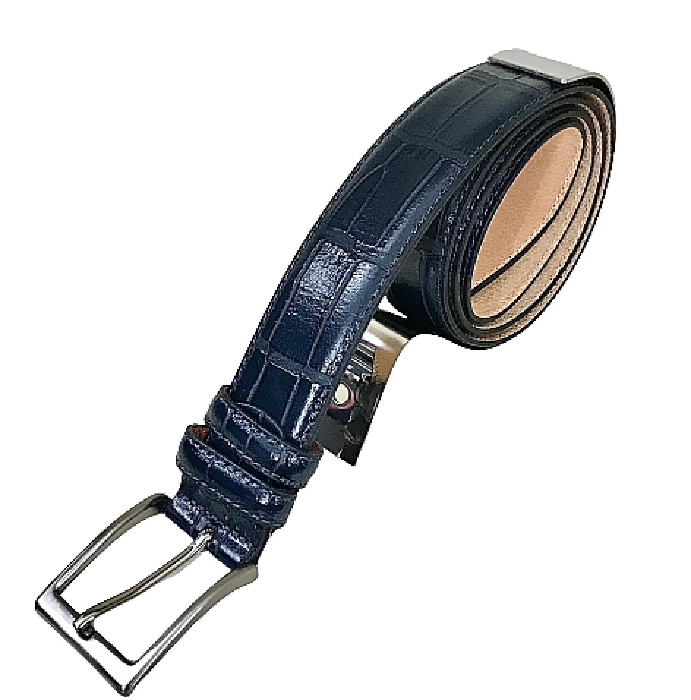 Scarpe di Maremma Cintura Artigianale In Pelle Con Stampa Cocco 1010* Classiche