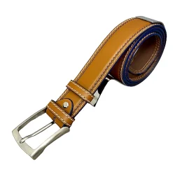 Scarpe di Maremma Cintura Artigianale In Pelle Con Cuciture A Contrasto B42* Classiche