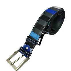 Scarpe di Maremma Cintura Artigianale Multicolor Blu E Nera B27* Multicolore