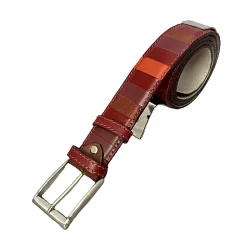 Scarpe di Maremma Cintura Artigianale Rossa Multi 1* Multicolore