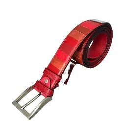 Scarpe di Maremma Cintura Artigianale Rossa B21* Multicolore