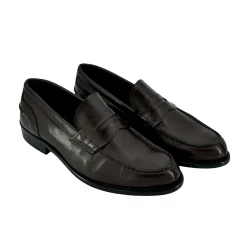 Scarpe di Maremma College Cucito Blake Testa Di Moro*Uomo Mocassini