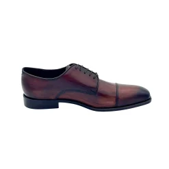 Scarpe di Maremma Derby Sfumata A Mano Testa Di Moro*Uomo Stringate