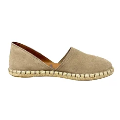 Scarpe di Maremma Espadrillas Artigianali In Camoscio Verbenas Taupe*Donna Scarpe Sportive