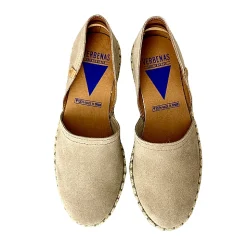Scarpe di Maremma Espadrillas Artigianali In Camoscio Verbenas Taupe*Donna Scarpe Sportive