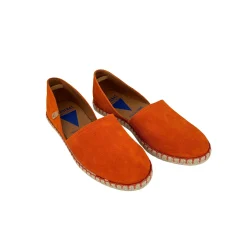 Scarpe di Maremma Espadrillas Artigianali In Camoscio Verbenas Arancio Scuro*Donna Scarpe Sportive