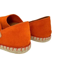 Scarpe di Maremma Espadrillas Artigianali In Camoscio Verbenas Arancio Scuro*Donna Scarpe Sportive