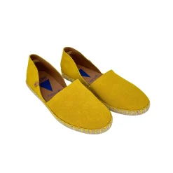 Scarpe di Maremma Espadrillas Artigianali In Camoscio Verbenas Gialle*Donna Scarpe Sportive