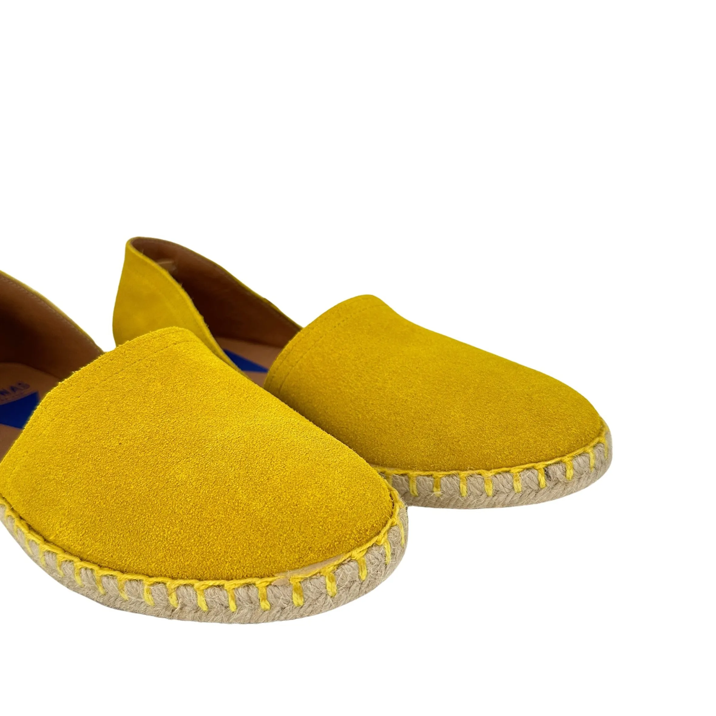 Scarpe di Maremma Espadrillas Artigianali In Camoscio Verbenas Gialle*Donna Scarpe Sportive