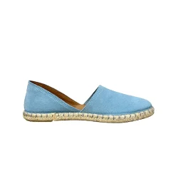 Scarpe di Maremma Espadrillas Artigianali In Camoscio Verbenas Celesti*Donna Scarpe Sportive
