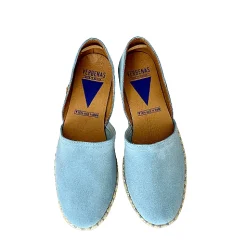 Scarpe di Maremma Espadrillas Artigianali In Camoscio Verbenas Celesti*Donna Scarpe Sportive