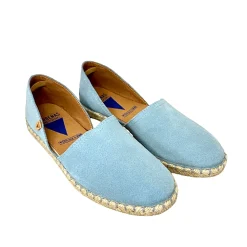 Scarpe di Maremma Espadrillas Artigianali In Camoscio Verbenas Celesti*Donna Scarpe Sportive