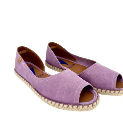 Scarpe di Maremma Espadrillas Artigianali In Camoscio Verbenas Glicine*Donna Scarpe Sportive