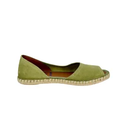 Scarpe di Maremma Espadrillas Artigianali In Camoscio Verbenas Verde Salvia*Donna Scarpe Sportive