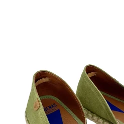 Scarpe di Maremma Espadrillas Artigianali In Camoscio Verbenas Verde Salvia*Donna Scarpe Sportive