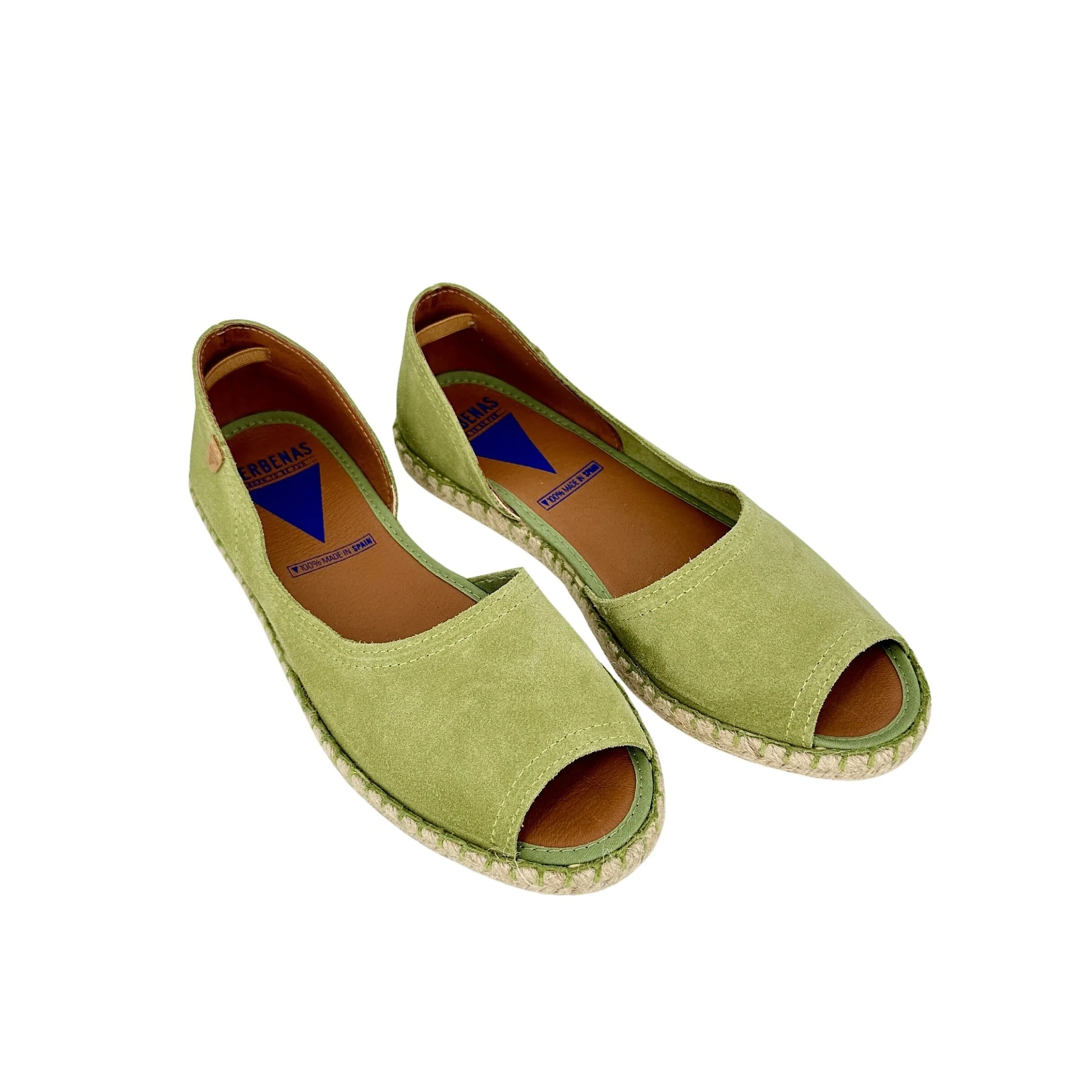 Scarpe di Maremma Espadrillas Artigianali In Camoscio Verbenas Verde Salvia*Donna Scarpe Sportive