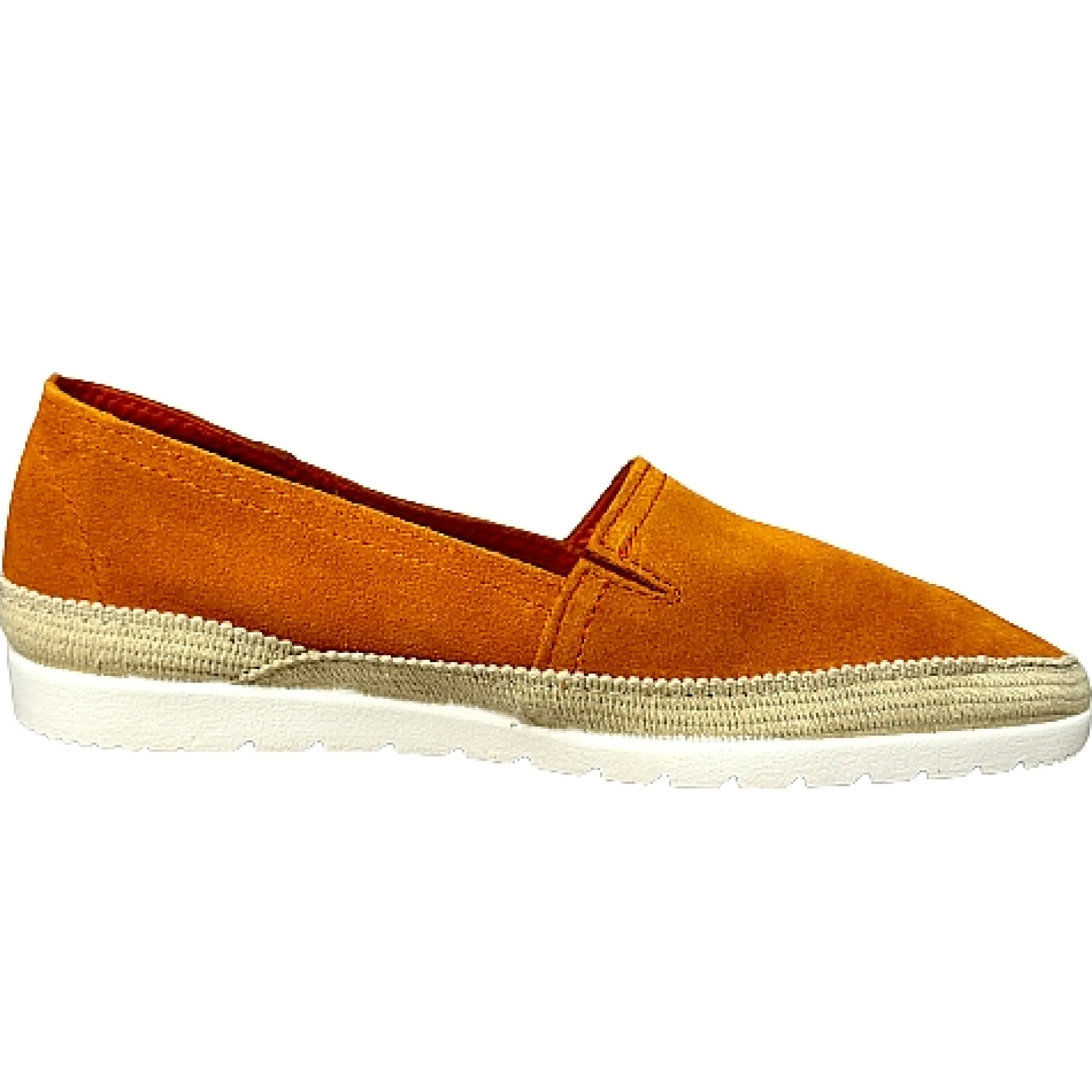 Scarpe di Maremma Espadrillas Artigianali In Camoscio Verbenas Arancioni*Donna Scarpe Sportive
