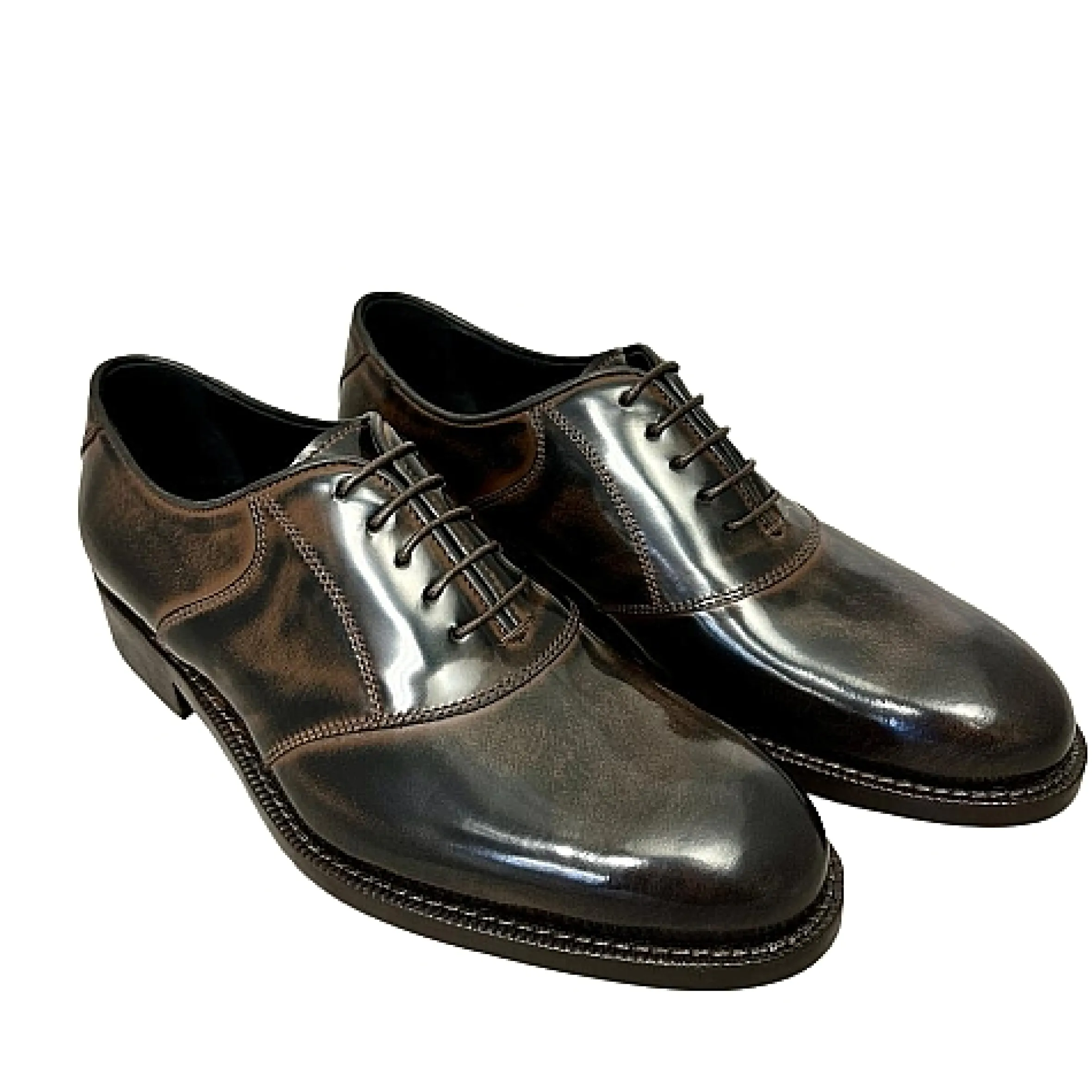 Scarpe di Maremma Francesina Fatta A Mano Abrasivata Luxury Collection*Uomo Stringate