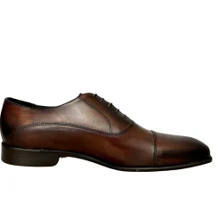 Scarpe di Maremma Francesina Sfumata A Mano Testa Di Moro Cucita Blake*Uomo Stringate