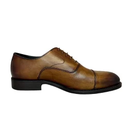 Scarpe di Maremma Francesina Sfumata A Mano Marrone Cucita Blake*Uomo Stringate