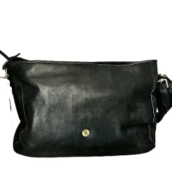 Scarpe di Maremma Grande Borsa Artigianale Con Patta Intrecciata*Donna Borse Morbide