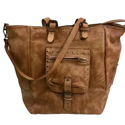 Scarpe di Maremma Grande Shopper Artigianale In Pelle Lavata*Donna Borse Morbide