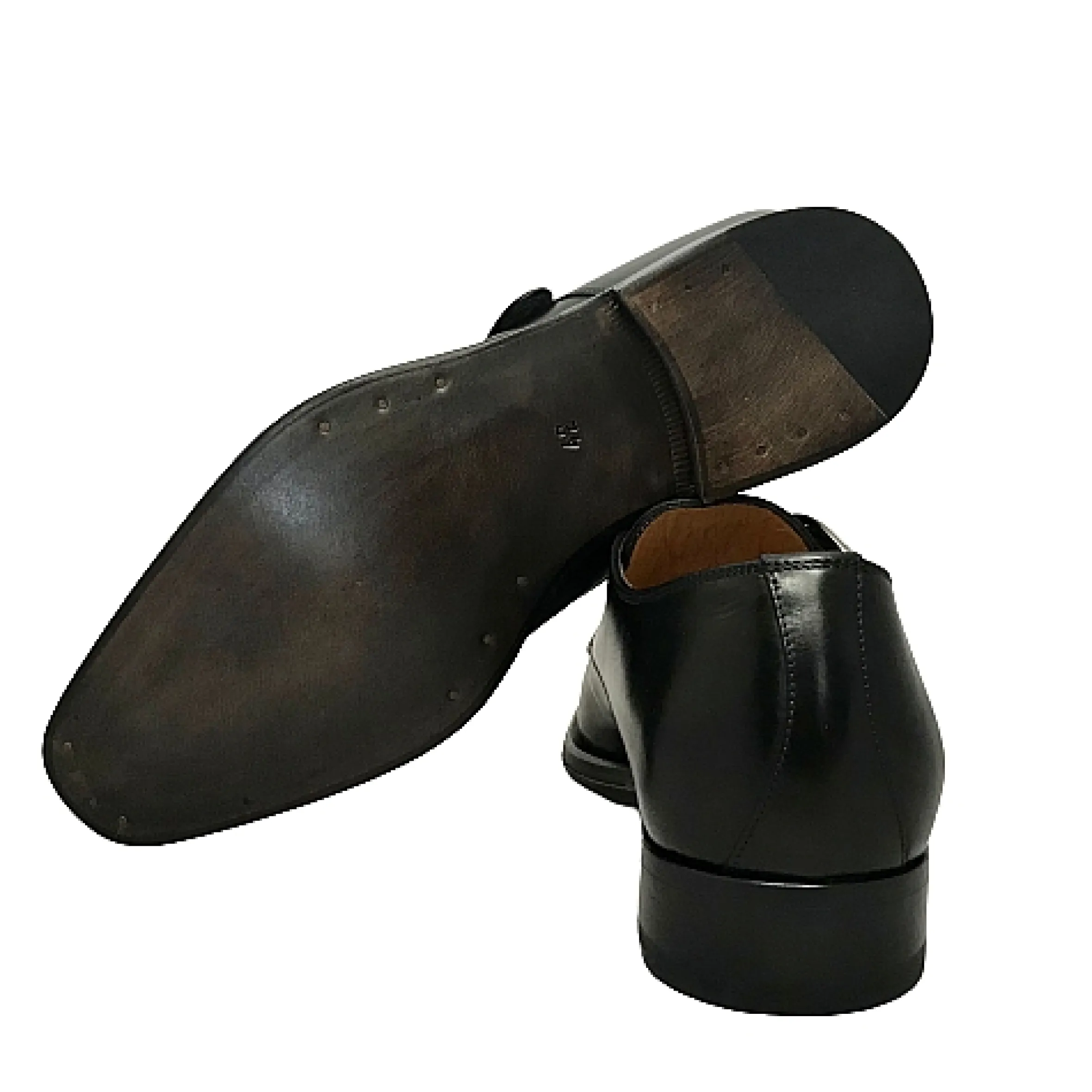 Scarpe di Maremma Liscia Con Fibbia*Uomo Fibbie