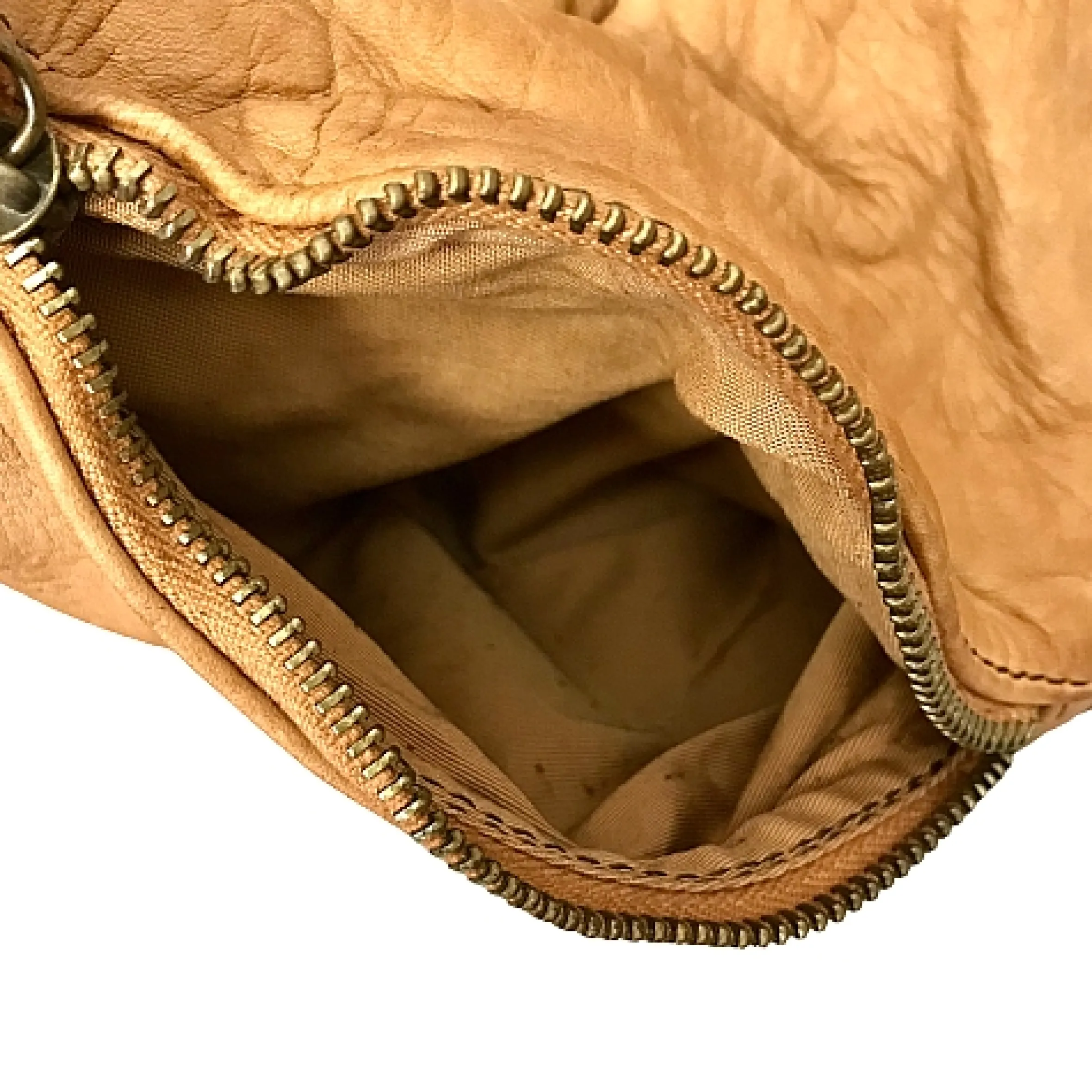Scarpe di Maremma Marsupio Artigianale Grande In Pelle Lavata*Donna Borse Morbide
