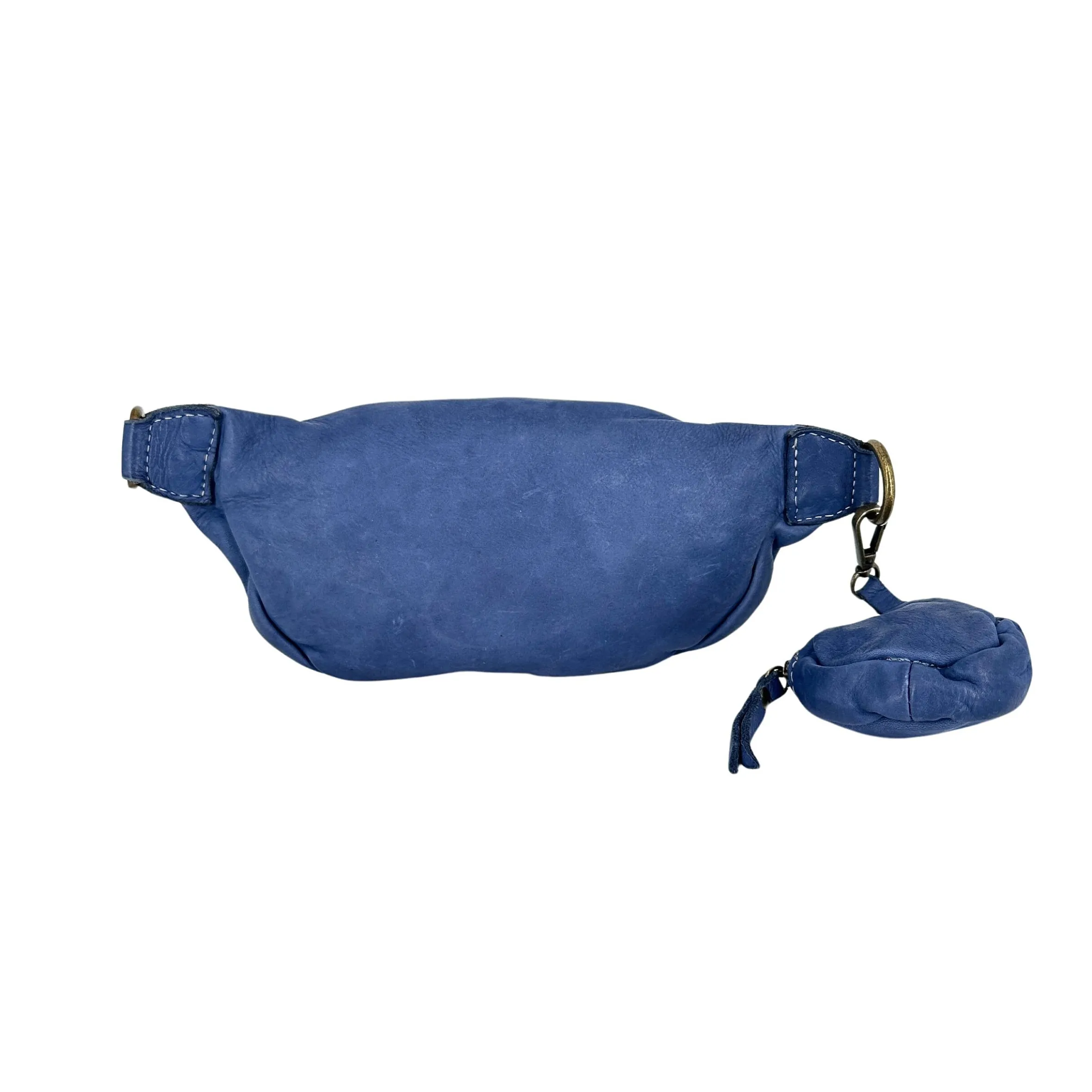 Scarpe di Maremma Marsupio Artigianale In Pelle Lavata Con Portamonete*Donna Borse Morbide