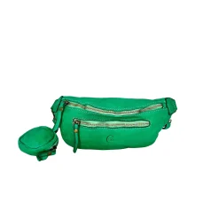 Scarpe di Maremma Marsupio Artigianale In Pelle Lavata Con Portamonete*Donna Borse Morbide