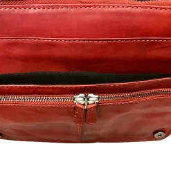 Scarpe di Maremma Messenger Artigianale Rossa*Uomo Borsetti