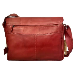 Scarpe di Maremma Messenger Artigianale Rossa*Uomo Borsetti