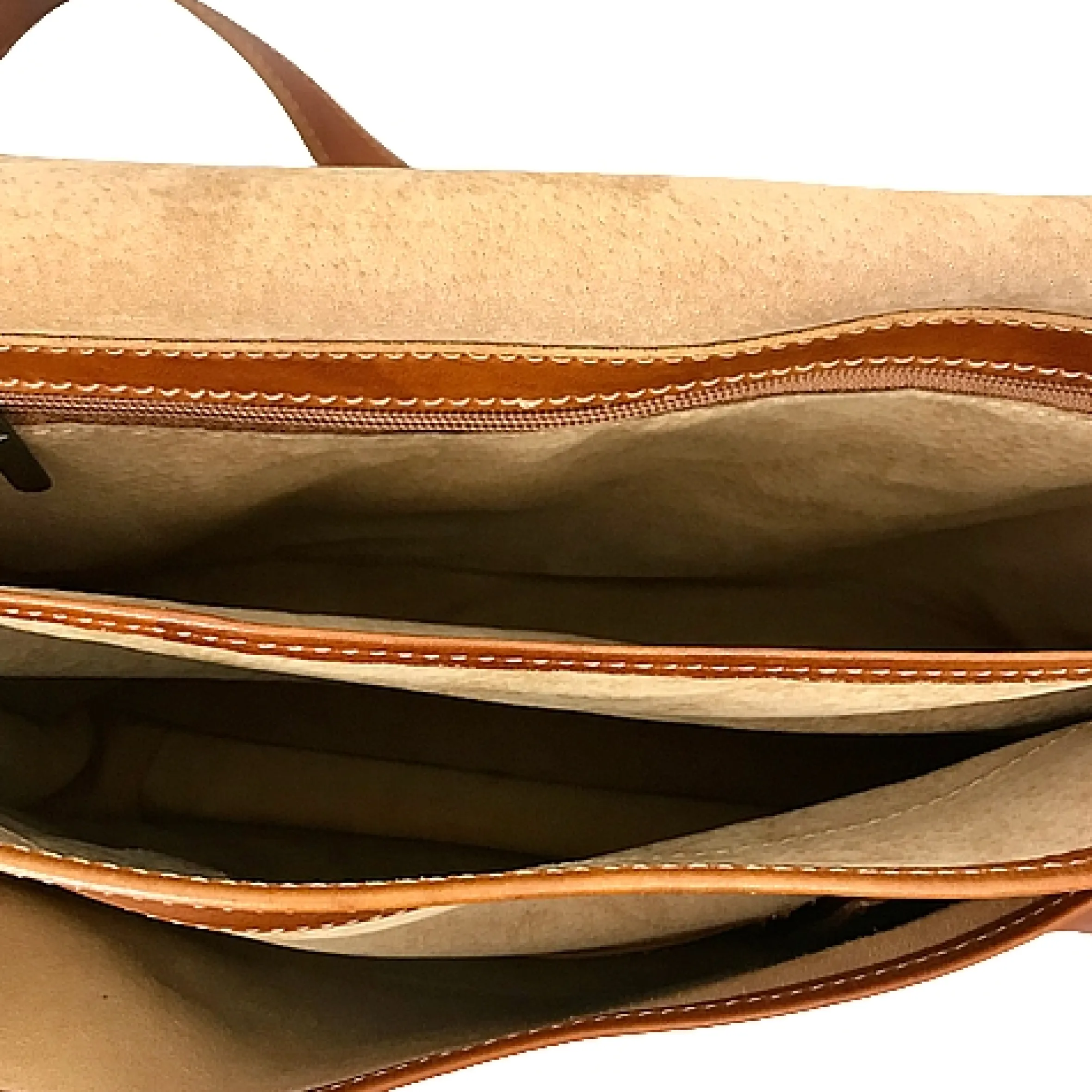 Scarpe di Maremma Messenger Classica Artigianale Miele Con 3 Scomparti*Uomo Borsetti
