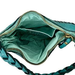 Scarpe di Maremma Mini Bag Artigianale A Tracolla In Pelle Intrecciata*Donna Borse Morbide