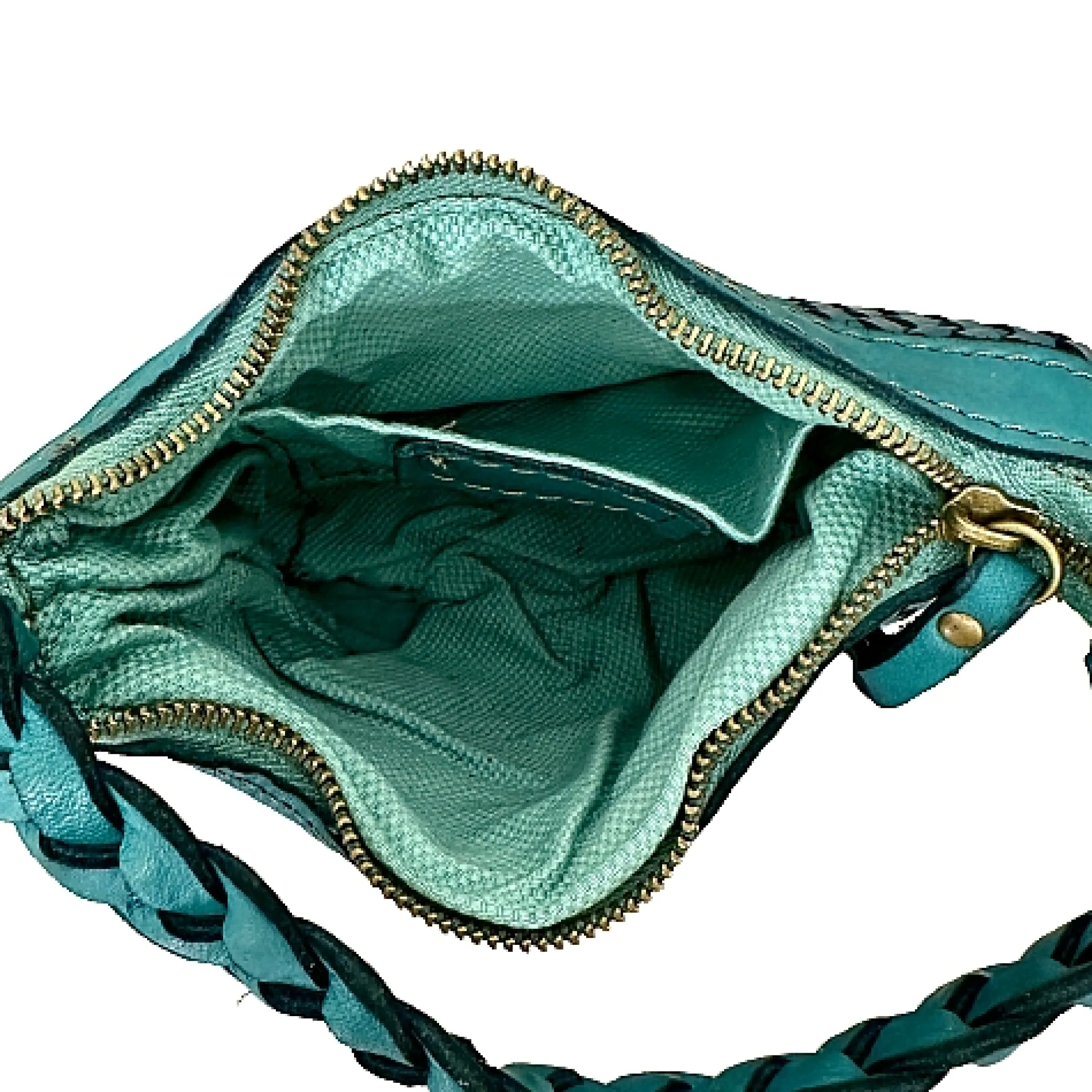 Scarpe di Maremma Mini Bag Artigianale A Tracolla In Pelle Intrecciata*Donna Borse Morbide