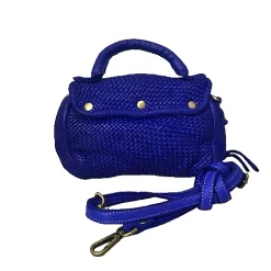 Scarpe di Maremma Mini Bag Artigianale A Tracolla In Pelle Intrecciata*Donna Borse Morbide