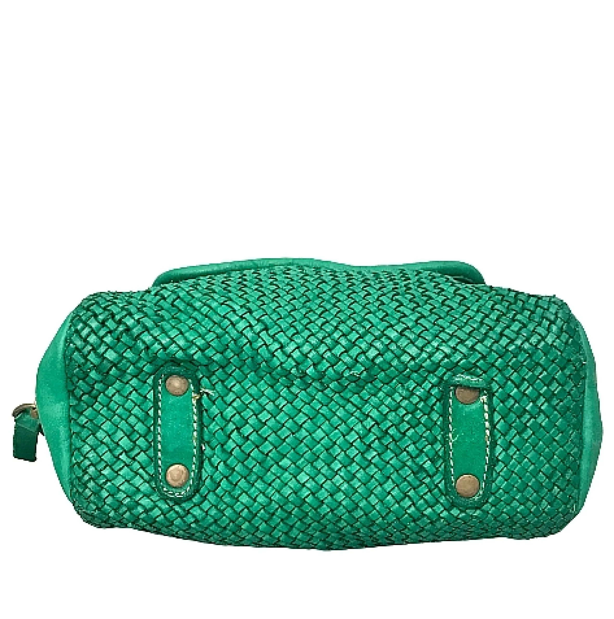 Scarpe di Maremma Mini Bag Artigianale A Tracolla In Pelle Intrecciata*Donna Borse Morbide