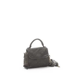 Scarpe di Maremma Mini Bag Artigianale A Tracolla In Pelle Intrecciata*Donna Borse Morbide