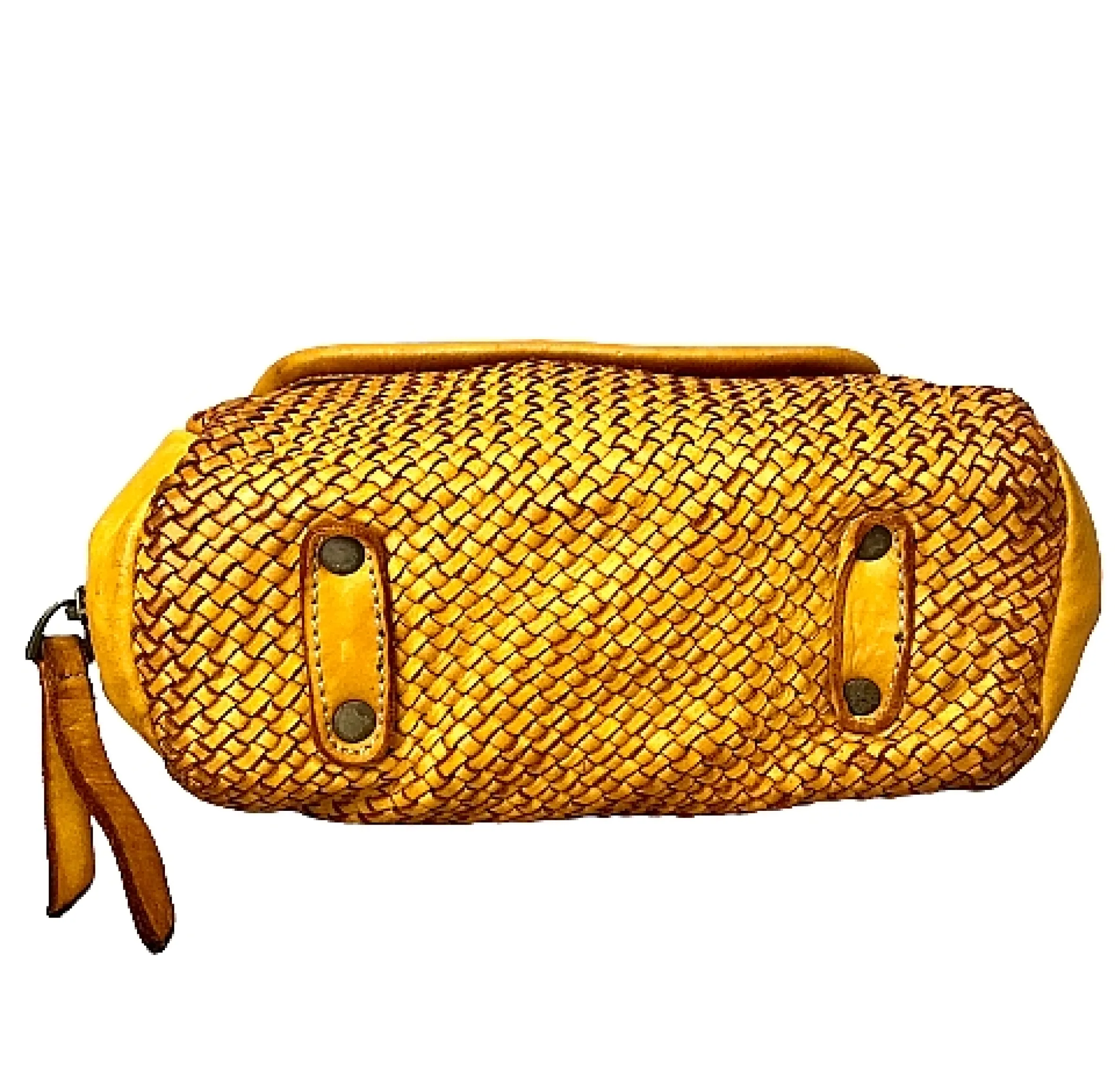Scarpe di Maremma Mini Bag Artigianale A Tracolla In Pelle Intrecciata*Donna Borse Morbide