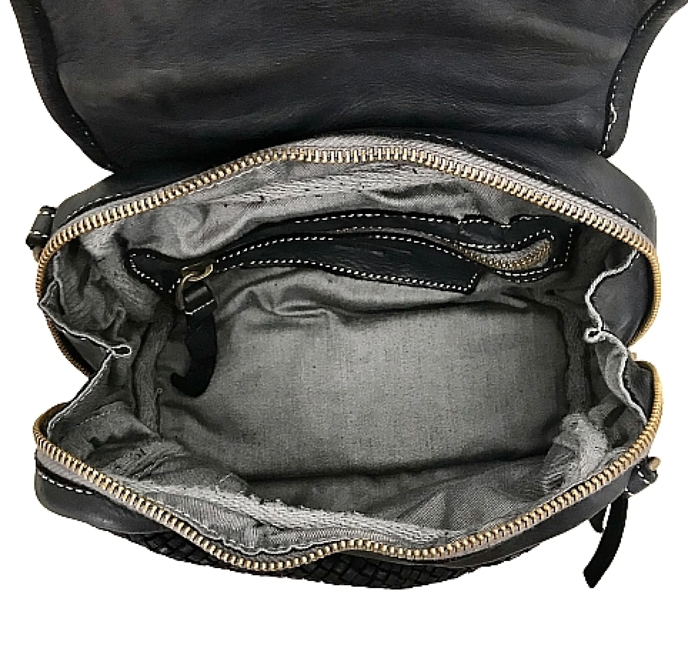 Scarpe di Maremma Mini Bag Artigianale A Tracolla In Pelle Intrecciata*Donna Borse Morbide